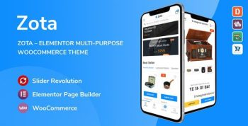 Zota 1.3.12 – Elementor Multi-Purpose WooCommerce Theme